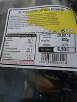 Mängden socker i Feuilleté jambon béchamel