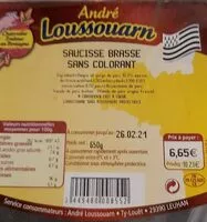 Mängden socker i Saucisse brasse