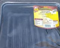 Mängden socker i Saucisse Brasse Échalotes Ciboulette