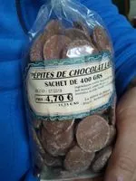 Mängden socker i Pépite de chocolat au lait
