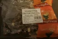 Mängden socker i Noisettes décortiquées