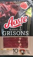 Mängden socker i Viande des grisons
