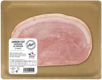 Mängden socker i Jambon cuit au torchon avec couenne, 2 tranches Aoste