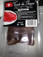 Mängden socker i Viande des Grisons