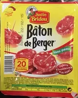 Mängden socker i Rondelles de Bâton de berger