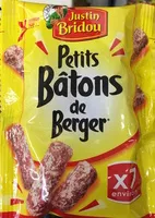 Mängden socker i Petits Bâtons de Berger (x 7 environ)