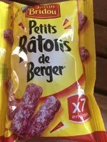 Mängden socker i Petits Batons de Berger