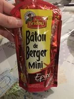 Mängden socker i Bâton de berger mini épicé