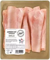 Mängden socker i Dentelles de jambon cuit supérieur sans couenne