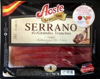 Mängden socker i Sélection Serrano - Les Grandes Tranches