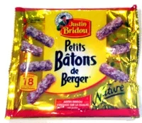Mängden socker i Petits Bâton De Berger Nature