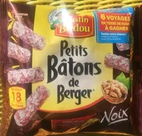 Mängden socker i Petits batons de berger