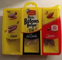 Mängden socker i Petits bâtons de berger TRIO
