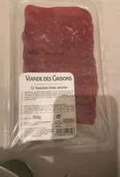 Mängden socker i Viande de grisons