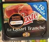 Mängden socker i Quart Tranché (+10% gratuit)