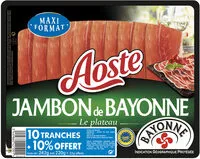 Mängden socker i Plateau de jambon de Bayonne