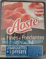 Mängden socker i Jambon cru les Fines et Fondantes  -25% de Sel