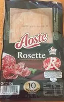 Mängden socker i Rosette en tranches Label Rouge
