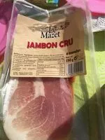 Mängden socker i Jambon cru