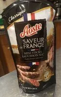 Mängden socker i Mini sticks saucisson sec
