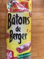 Mängden socker i Bâtons de berger