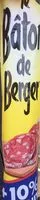 Mängden socker i Le bâton de berger l'original
