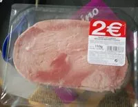 Mängden socker i Jambon cuit supérieur decouenné dégraissé