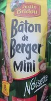 Mängden socker i Bâton de berger noisette