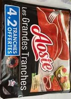 Mängden socker i Jambon d'Aoste