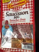 Mängden socker i Saucisson sec -  Tranches fines