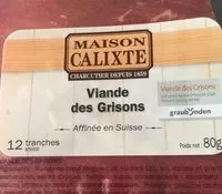 Mängden socker i Viande des Grisons