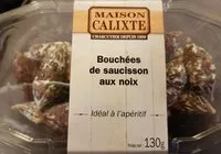Mängden socker i Bouchées de saucisson aux noix