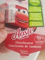 Mängden socker i Saucissons de jambon