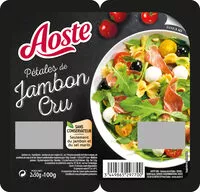 Mängden socker i Pétales de jambon cru - Aoste