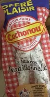 Mängden socker i Cochonou la saucisse traditionnelle