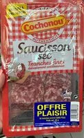 Mängden socker i Saucisson sec tranches fines