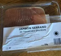 Mängden socker i Jambon serrano