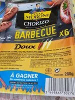 Mängden socker i Chorizo barbecue x6 doux