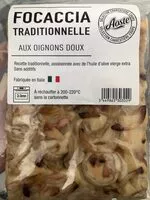Mängden socker i Focaccia Oignons doux