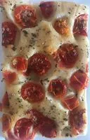 Mängden socker i Focaccia traditionnel aux tomates cerises