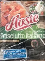 Mängden socker i Prosciutto italiano