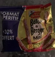 Mängden socker i Bâton de berger Mini