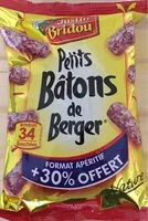 Mängden socker i Petits batons de bergers