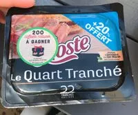 Mängden socker i Quart de tranche