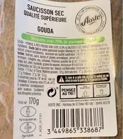 Mängden socker i Saucisson sec - gouda