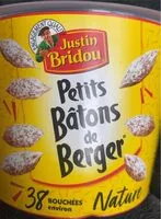Mängden socker i petits batons de berger