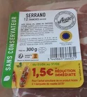 Mängden socker i Jambon cru