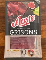 Mängden socker i Viande des grisons