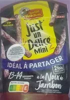 Mängden socker i Just in Délice mini Noix de Jambon