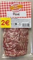 Mängden socker i Pavé